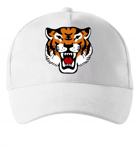 Кепка Tiger oldschool Білий фото
