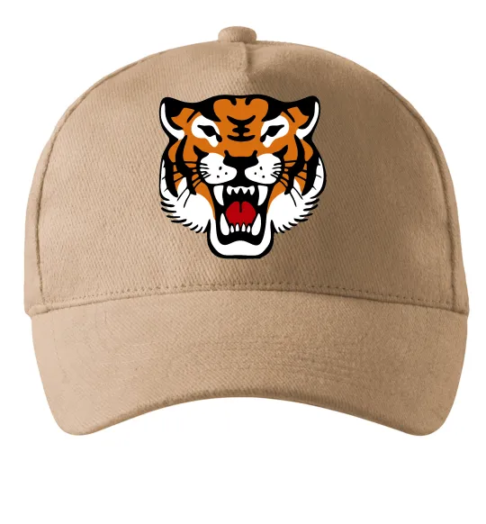 Кепка Tiger oldschool Песочный фото