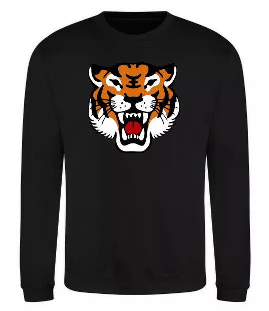 Свитшот Tiger oldschool Черный фото