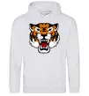 Чоловіча толстовка (худі) Tiger oldschool Сірий меланж фото