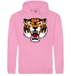 Женская толстовка (худи) Tiger oldschool Розовый фото