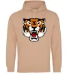 Жіноча толстовка (худі) Tiger oldschool Пісочний фото