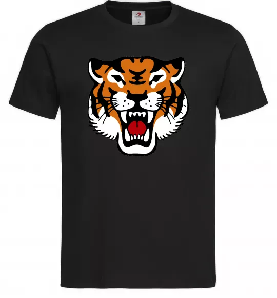 Мужская футболка Tiger oldschool Черный фото