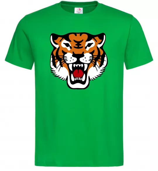 Мужская футболка Tiger oldschool Зеленый фото