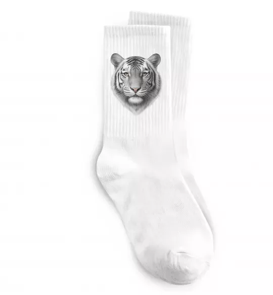 Носки Білий тигр Белый фото