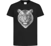 Детская футболка Білий тигр Черный фото