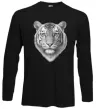 Лонгслив Білий тигр Черный фото