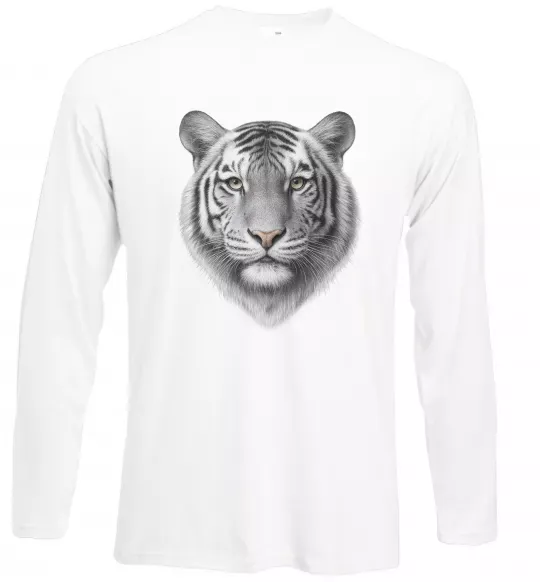 Лонгслив Білий тигр Белый фото