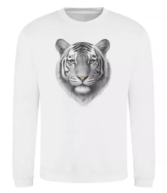 Світшот Білий тигр Білий фото