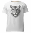 Чоловіча преміум футболка Білий тигр Білий фото