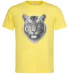 Мужская футболка Білий тигр Лимонный фото