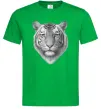 Мужская футболка Білий тигр Зеленый фото