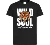 Дитяча футболка Wild soul Чорний фото