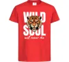 Дитяча футболка Wild soul Червоний фото