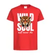 Детская футболка Wild soul Красный фото