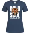 Жіноча футболка Wild soul Темно-синій фото
