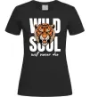 Жіноча футболка Wild soul Чорний фото