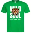Чоловіча футболка Wild soul Зелений фото
