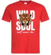 Чоловіча футболка Wild soul Червоний фото