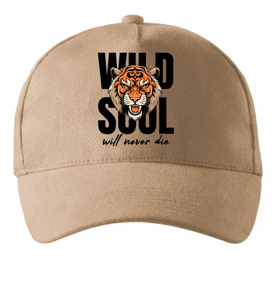 Кепка Wild soul Песочный фото