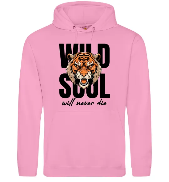 Женская толстовка (худи) Wild soul Розовый фото