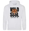 Женская толстовка (худи) Wild soul Серый меланж фото