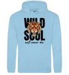Женская толстовка (худи) Wild soul Голубой фото
