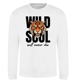 Світшот Wild soul Білий фото