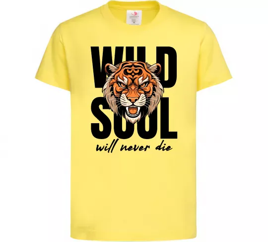 Дитяча футболка Wild soul Лимонний фото
