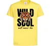 Дитяча футболка Wild soul Лимонний фото