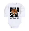 Детский боди Wild soul Белый фото
