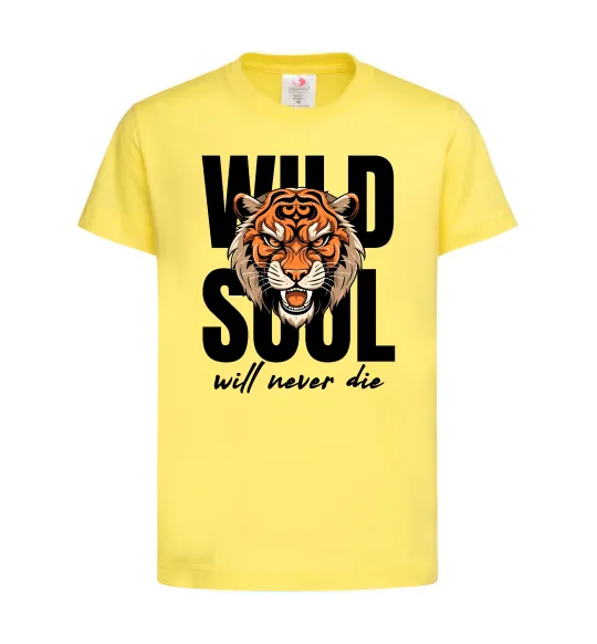 Детская футболка Wild soul Лимонный фото