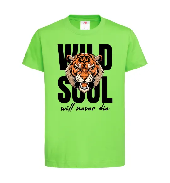 Детская футболка Wild soul Лаймовый фото