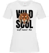 Жіноча футболка Wild soul Білий фото