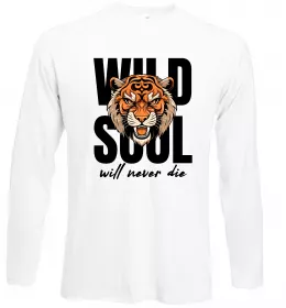 Лонгслів Wild soul Білий фото