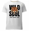 Мужская премиум футболка Wild soul Белый фото