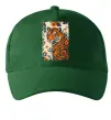 Кепка Tiger flowers Темно-зелений фото