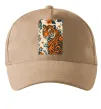 Кепка Tiger flowers Пісочний фото
