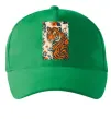 Кепка Tiger flowers Зелений фото