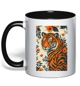 Чашка с цветной ручкой