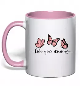 Чашка с цветной ручкой