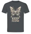 Мужская футболка Keep flying Графит фото