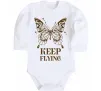 Детский боди Keep flying Белый фото
