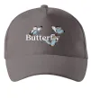 Кепка Butterfly напис Серый фото