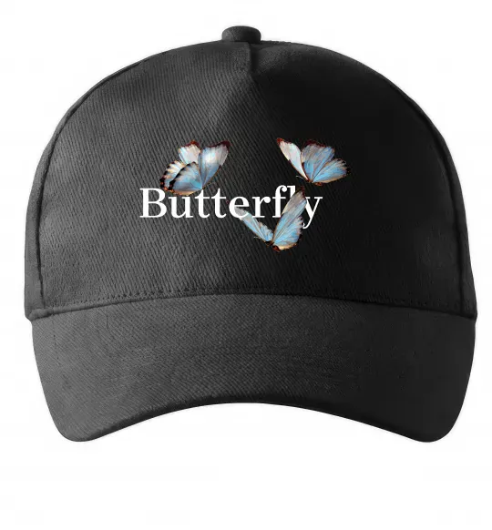 Кепка Butterfly напис Черный фото