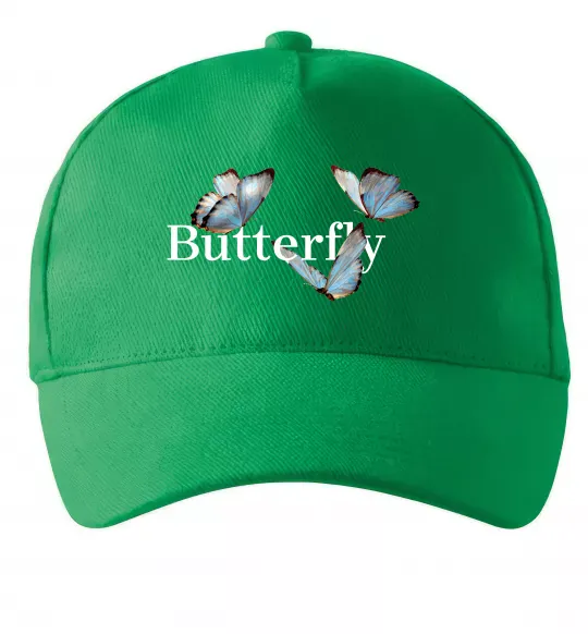 Кепка Butterfly напис Зеленый фото