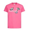 Детская футболка Butterfly напис Ярко-розовый фото
