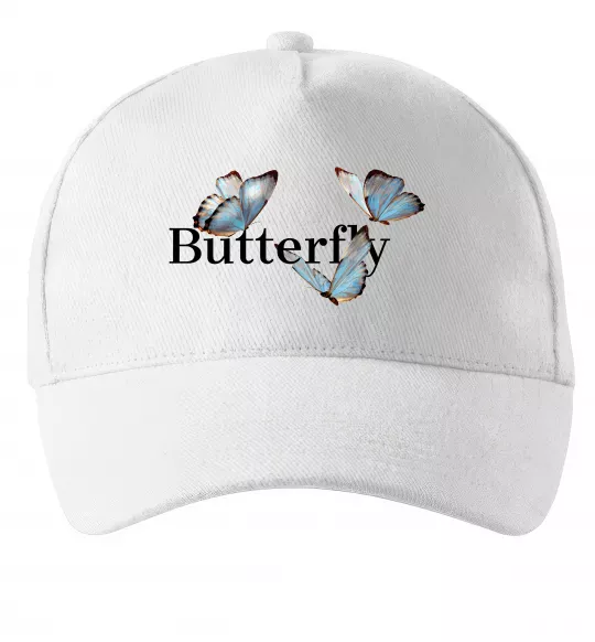 Кепка Butterfly напис Белый фото