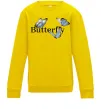 Детский Свитшот Butterfly напис Солнечно желтый фото