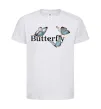 Детская футболка Butterfly напис Белый фото